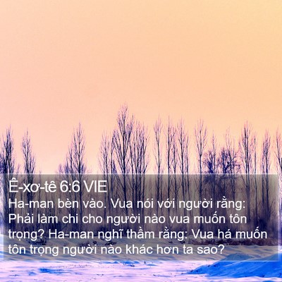 Ê-xơ-tê 6:6 VIE Bible Verse Image