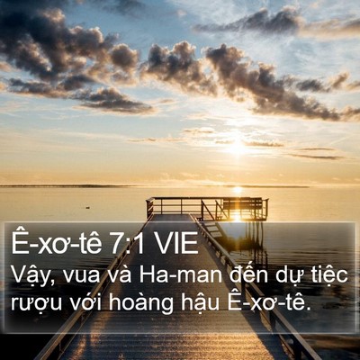 Ê-xơ-tê 7:1 VIE Bible Verse Image