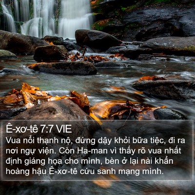 Ê-xơ-tê 7:7 VIE Bible Verse Image