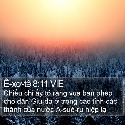 Ê-xơ-tê 8:11 VIE Bible Verse Image