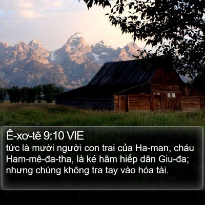 Ê-xơ-tê 9:10 VIE Bible Verse Image