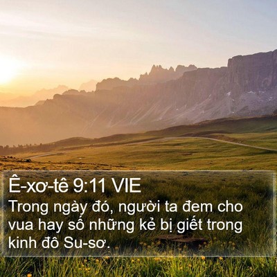 Ê-xơ-tê 9:11 VIE Bible Verse Image