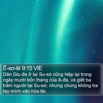 Ê-xơ-tê 9:15 VIE Bible Verse Image