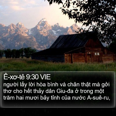 Ê-xơ-tê 9:30 VIE Bible Verse Image
