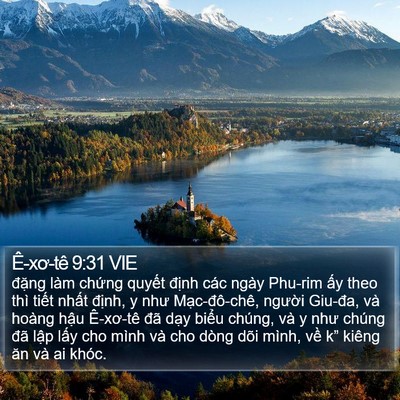 Ê-xơ-tê 9:31 VIE Bible Verse Image