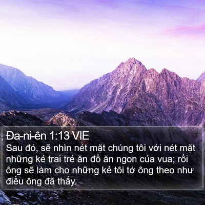 Ða-ni-ên 1:13 VIE Bible Verse Image