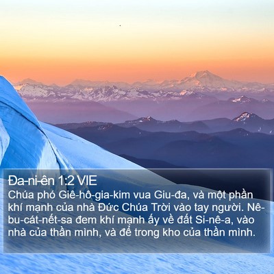 Ða-ni-ên 1:2 VIE Bible Verse Image