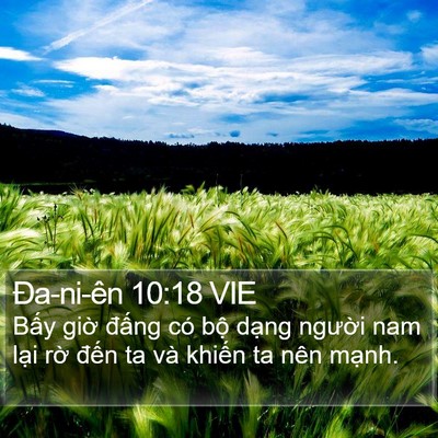 Ða-ni-ên 10:18 VIE Bible Verse Image