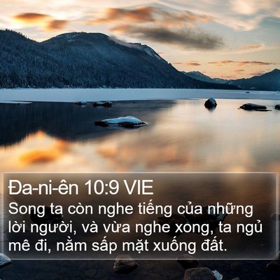 Ða-ni-ên 10:9 VIE Bible Verse Image