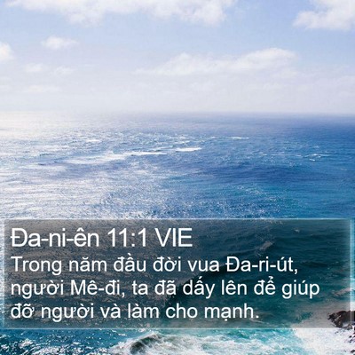 Ða-ni-ên 11:1 VIE Bible Verse Image