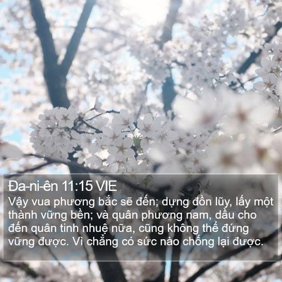 Ða-ni-ên 11:15 VIE Bible Verse Image