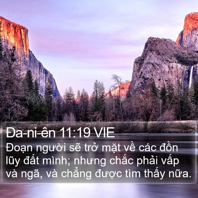 Ða-ni-ên 11:19 VIE Bible Verse Image
