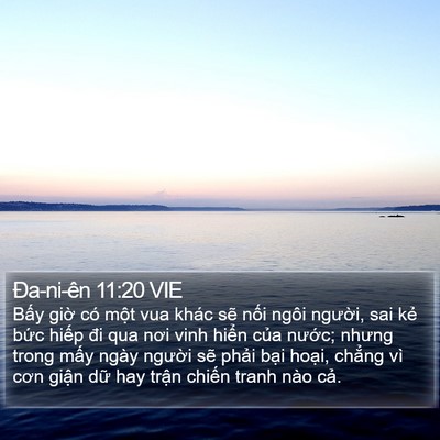 Ða-ni-ên 11:20 VIE Bible Verse Image