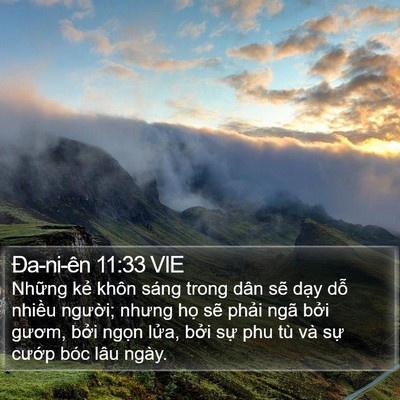 Ða-ni-ên 11:33 VIE Bible Verse Image