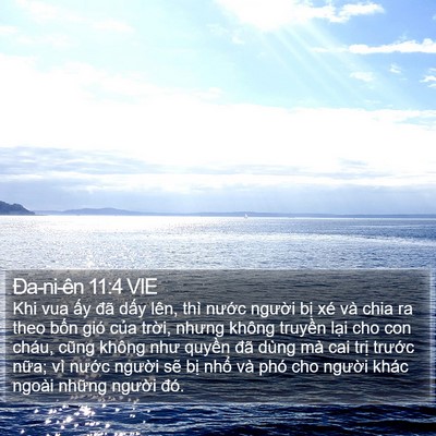 Ða-ni-ên 11:4 VIE Bible Verse Image