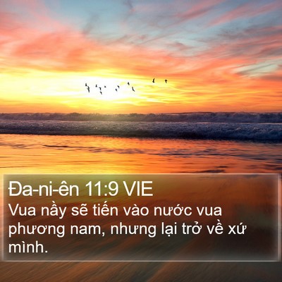Ða-ni-ên 11:9 VIE Bible Verse Image