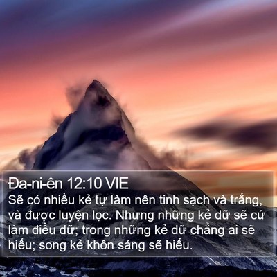 Ða-ni-ên 12:10 VIE Bible Verse Image