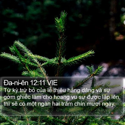 Ða-ni-ên 12:11 VIE Bible Verse Image