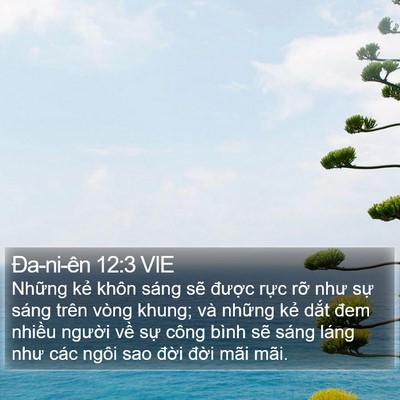 Ða-ni-ên 12:3 VIE Bible Verse Image