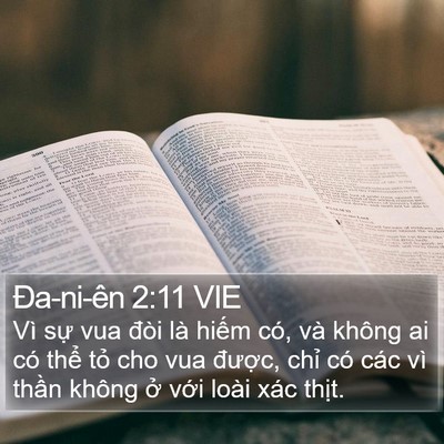 Ða-ni-ên 2:11 VIE Bible Verse Image