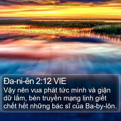 Ða-ni-ên 2:12 VIE Bible Verse Image