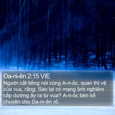 Ða-ni-ên 2:15 VIE Bible Verse Image