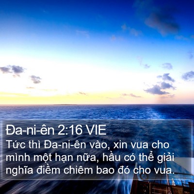 Ða-ni-ên 2:16 VIE Bible Verse Image