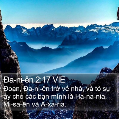 Ða-ni-ên 2:17 VIE Bible Verse Image