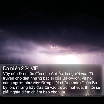 Ða-ni-ên 2:24 VIE Bible Verse Image
