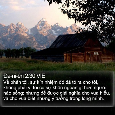 Ða-ni-ên 2:30 VIE Bible Verse Image