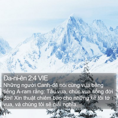 Ða-ni-ên 2:4 VIE Bible Verse Image
