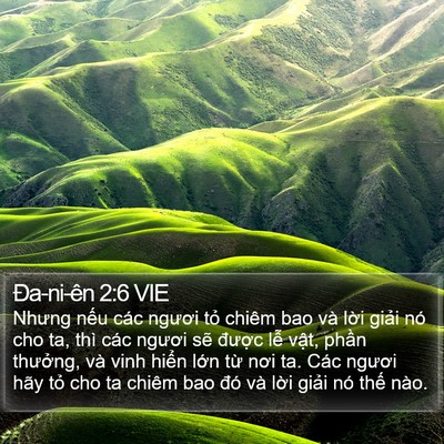 Ða-ni-ên 2:6 VIE Bible Verse Image