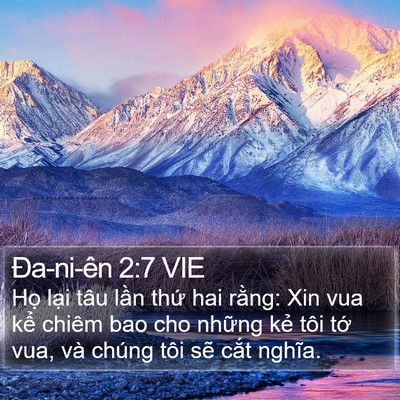 Ða-ni-ên 2:7 VIE Bible Verse Image