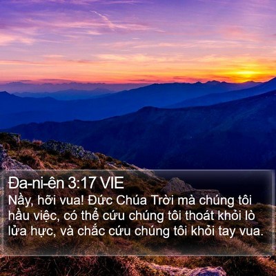 Ða-ni-ên 3:17 VIE Bible Verse Image