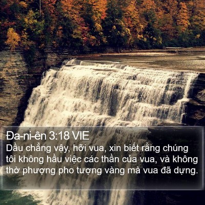 Ða-ni-ên 3:18 VIE Bible Verse Image