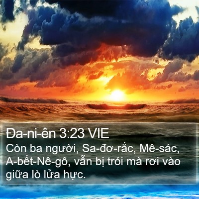 Ða-ni-ên 3:23 VIE Bible Verse Image
