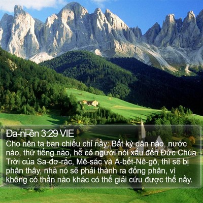 Ða-ni-ên 3:29 VIE Bible Verse Image
