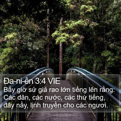 Ða-ni-ên 3:4 VIE Bible Verse Image