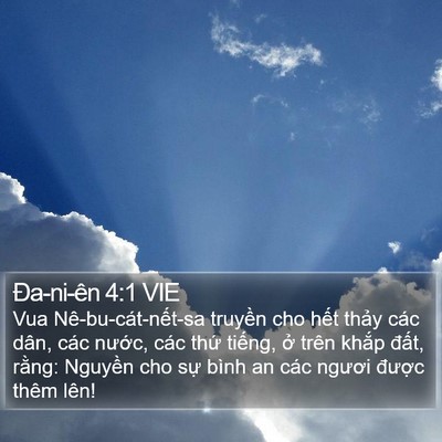 Ða-ni-ên 4:1 VIE Bible Verse Image