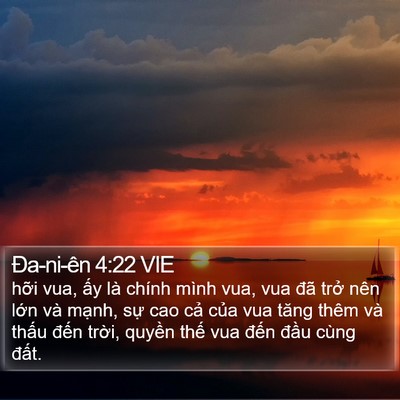 Ða-ni-ên 4:22 VIE Bible Verse Image