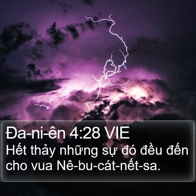 Ða-ni-ên 4:28 VIE Bible Verse Image