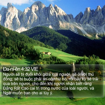 Ða-ni-ên 4:32 VIE Bible Verse Image