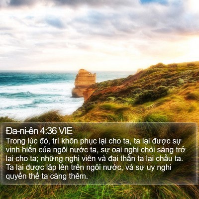 Ða-ni-ên 4:36 VIE Bible Verse Image