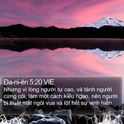 Ða-ni-ên 5:20 VIE Bible Verse Image