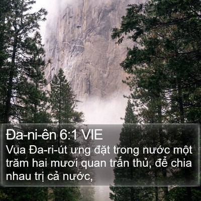 Ða-ni-ên 6:1 VIE Bible Verse Image