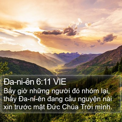 Ða-ni-ên 6:11 VIE Bible Verse Image