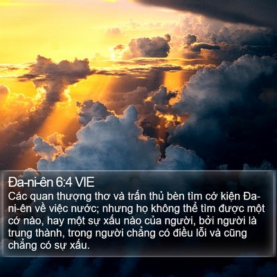 Ða-ni-ên 6:4 VIE Bible Verse Image