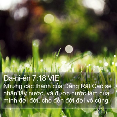 Ða-ni-ên 7:18 VIE Bible Verse Image