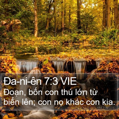 Ða-ni-ên 7:3 VIE Bible Verse Image
