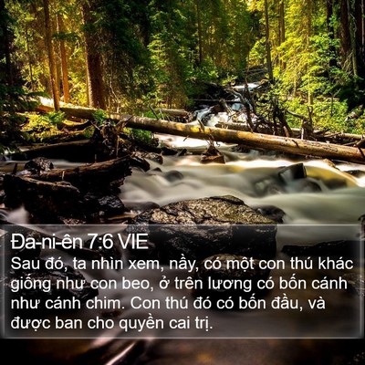 Ða-ni-ên 7:6 VIE Bible Verse Image